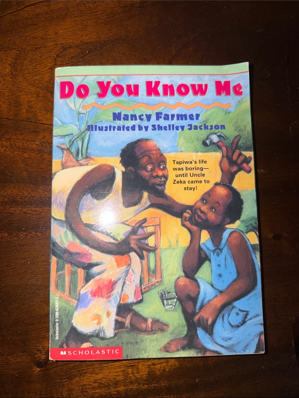 Scholastic Do You Know Me - Bright Blue and Pink Illustrated Cover